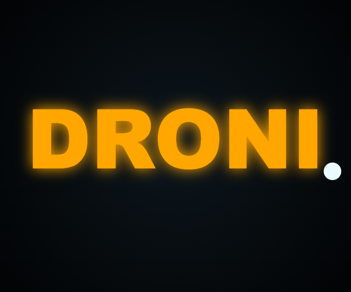 Pantalla de inicio DRONI